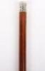 Hallmarked Silver School of Musketry Hythe Presentation Cane - 2