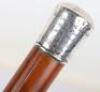 Hallmarked Silver School of Musketry Hythe Presentation Cane - 6