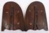Fine Quality Pair of Carved Aircraft Propeller Tip Photograph Frames, - 6
