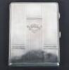 Hallmarked Silver Royal Navy Cigarette Case