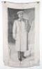 Scarce WW2 Period Soviet Russian Embroidered Silk Portrait of Joseph Stalin