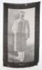 Scarce WW2 Period Soviet Russian Embroidered Silk Portrait of Joseph Stalin - 5