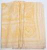 Rare Soviet Russian State Banqueting Table Cloth Commemorating 40 Years Since the 1917 Revolution - 3