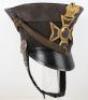 Rare North Hants Yeomanry Officers Bell Top Shako Circa 1832 - 4