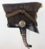 Rare North Hants Yeomanry Officers Bell Top Shako Circa 1832 - 5