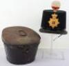 Victorian 37th (North Hampshire) Regiment of Foot Officers Quilted Shako 1861-68