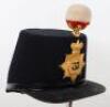Victorian 37th (North Hampshire) Regiment of Foot Officers Quilted Shako 1861-68 - 7