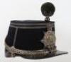 Victorian First Royal Jersey Militia Officers Quilted Shako 1869-78 - 4