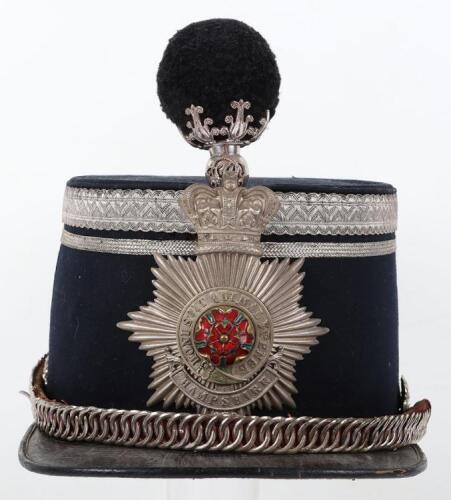 Victorian Hampshire Militia Officers Quilted Shako 1869-78