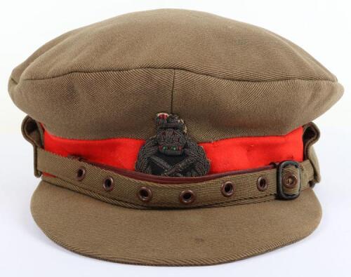 WW1 Period British Generals ‘Gor Blimey’ Peaked Cap