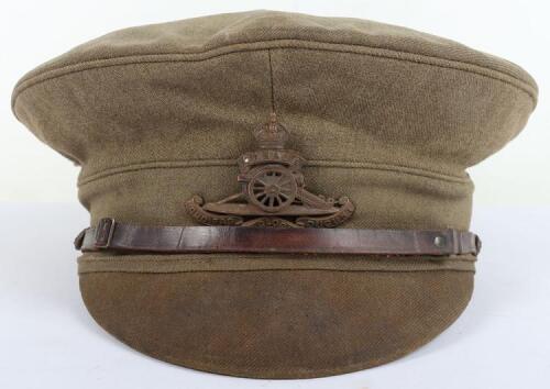 WW1 Canadian Artillery Officers Trench Cap