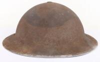 WW2 British Camouflaged Steel Combat Helmet