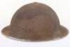 WW2 British Camouflaged Steel Combat Helmet - 2