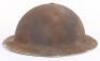 WW2 British Camouflaged Steel Combat Helmet - 4