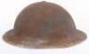 WW2 British Camouflaged Steel Combat Helmet - 5