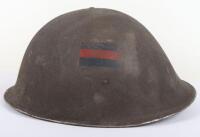 WW2 Canadian Mk III 1944 ‘Turtle’ Pattern Steel Combat Helmet with Divisional Sign