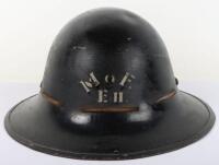 British Civil Defence Ministry of Food Steel Helmet