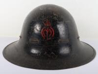 British National Service Ministry of Labour Steel Helmet