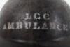 WW2 British Civil Defence London County Council Ambulance Drivers Steel Helmet - 2