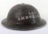 WW2 British Civil Defence London County Council Ambulance Drivers Steel Helmet - 4