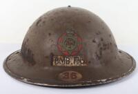 WW2 British National Fire Service BMB Fire Brigade Steel Helmet