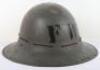 WW2 British Home Front Fire Watchers Helmet - 4
