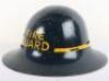 WW2 British Home Front Fire Guard Helmet - 4