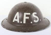 WW2 British Auxiliary Fire Service (A.F.S) Steel Helmet