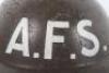 WW2 British Auxiliary Fire Service (A.F.S) Steel Helmet - 2