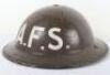 WW2 British Auxiliary Fire Service (A.F.S) Steel Helmet - 3