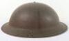 Scarce WW2 British Home Front Telephone Operator Auxiliary Fire Service Steel Helmet - 5
