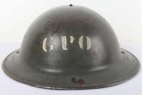 WW2 British Home Front General Post Office (G.P.O) Steel Helmet