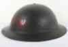 Unusual WW2 British Fire Watchers Steel Helmet - 4