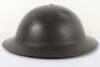 Unusual WW2 British Fire Watchers Steel Helmet - 7