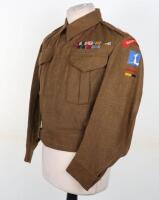 WW2 British Hampshire Regiment Distinguished Service Order and Military Cross Winners Battle Dress Blouse