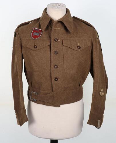 WW2 Hampshire Regiment Battle Dress Blouse with Beja Battle Badge