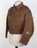 WW2 Hampshire Regiment Battle Dress Blouse with Beja Battle Badge - 3