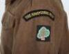 WW2 Hampshire Regiment Battle Dress Blouse with Beja Battle Badge - 6