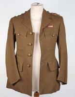 WW2 British Officers Service Dress Tunic of Captain R W Powell Royal Sussex Regiment