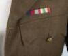 WW2 British Officers Service Dress Tunic of Captain R W Powell Royal Sussex Regiment - 2