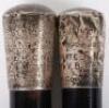 Pair of 1st Volunteer Battalion East Kent Regiment (The Buffs) Boer War Marching Canes Belonging to Two Brothers - 3