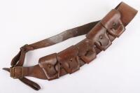 1903 Pattern Suffolk Yeomanry Regimentally Marked Ammunition Bandolier