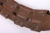 1903 Pattern Suffolk Yeomanry Regimentally Marked Ammunition Bandolier - 7