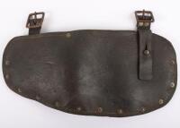 Rare 1914 Pattern Leather Entrenching Tool Head Carrier,