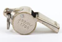 WW2 Royal Air Force Aircrew Issue Whistle