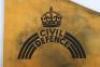 Scarce Civil Defence Senior Officials Car Pennant - 2