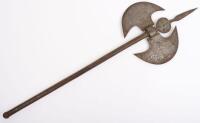 Persian Qajar Dynasty Double Headed All Steel Axe