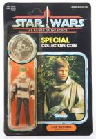 Kenner Star Wars The Power of The Force Luke Skywalker (In battle poncho) with special collectors coin