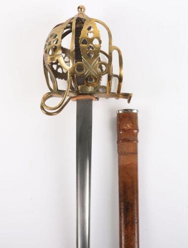 Scottish N.C.O&rsquo;s Basket Hilt Backsword Post 1912