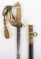 British GVIR Naval Officers Sword